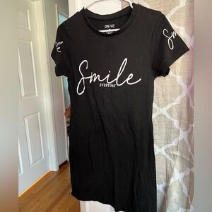 ON FIRE SMILE EVERYDAY MIDI CAUSAL SHIRT DRESS SIZE M